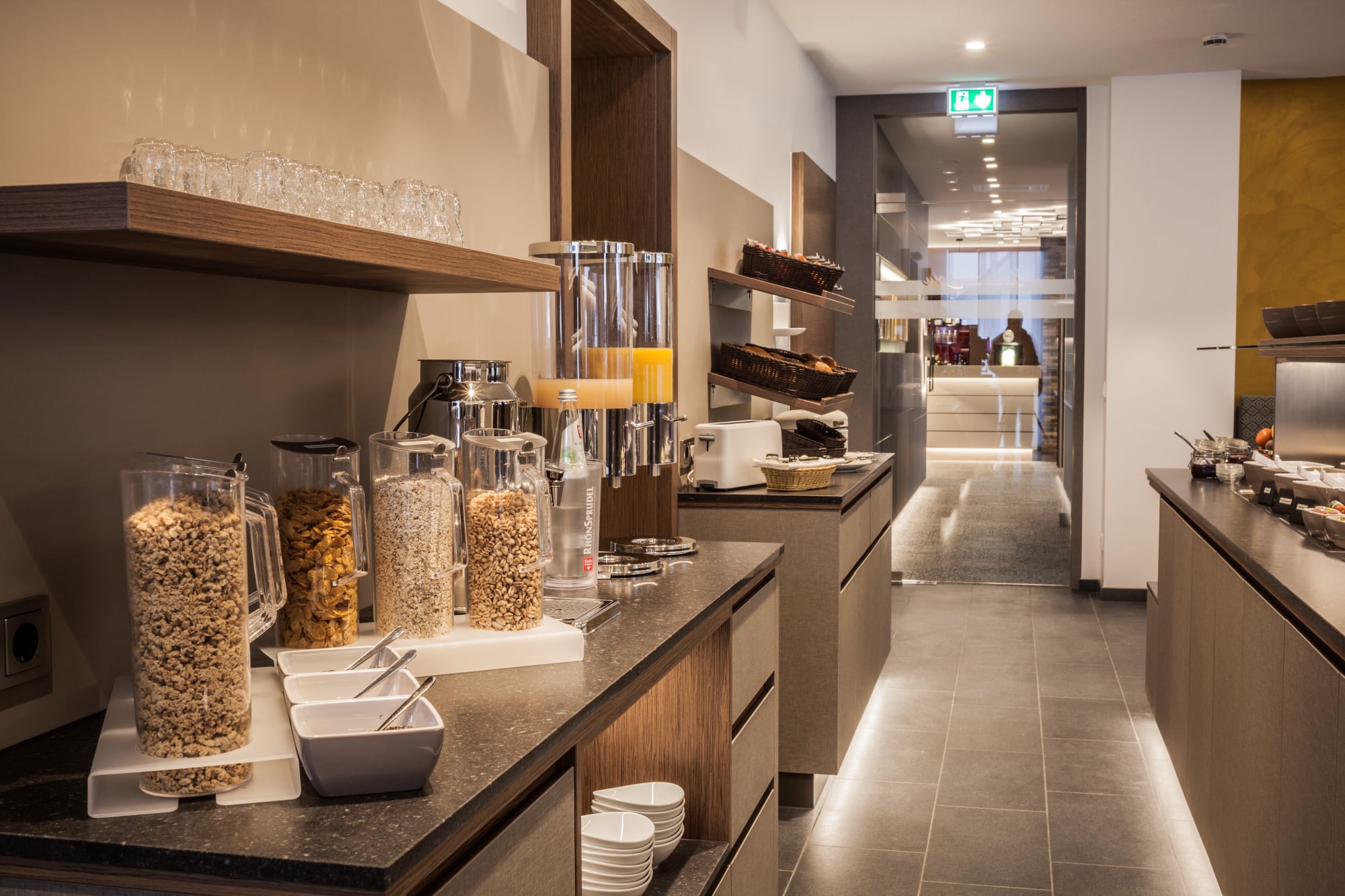 Blick in den Frühstücksraum