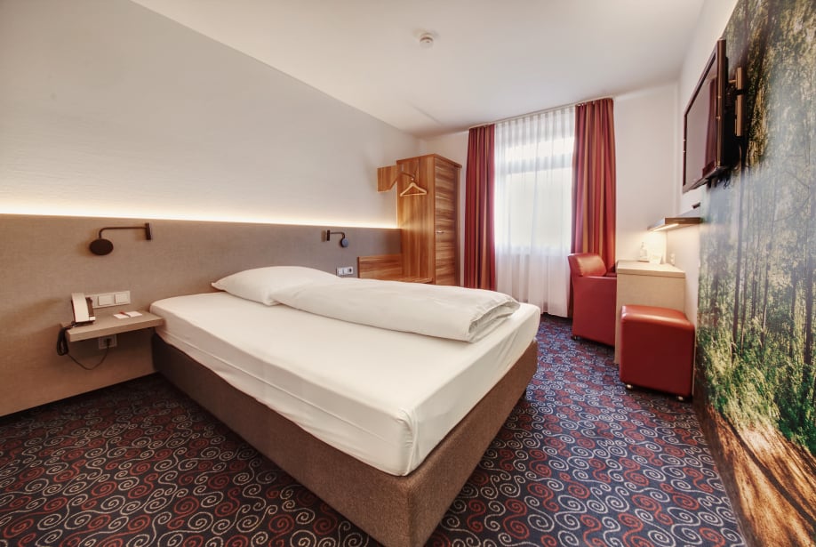 Blick auf das Premium Einzelzimmer