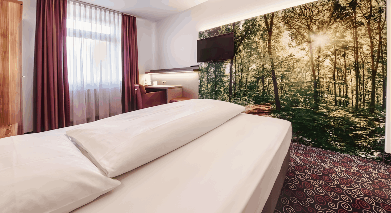 Blick in das Einzelzimmer